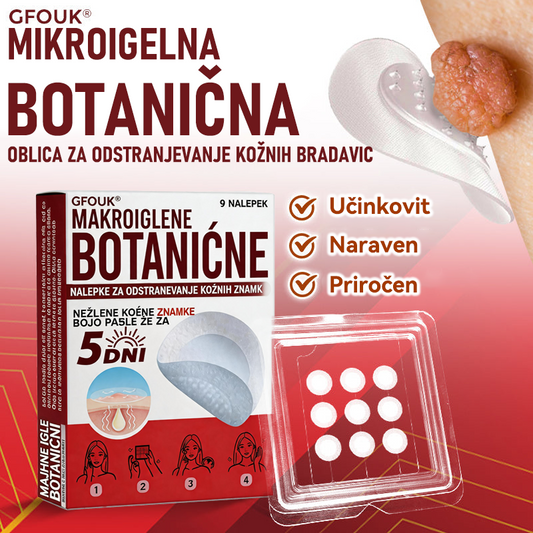 ✅GFOUK®🗽Botanični obliž z mikroiglami za odstranjevanje kožnih izrastkov